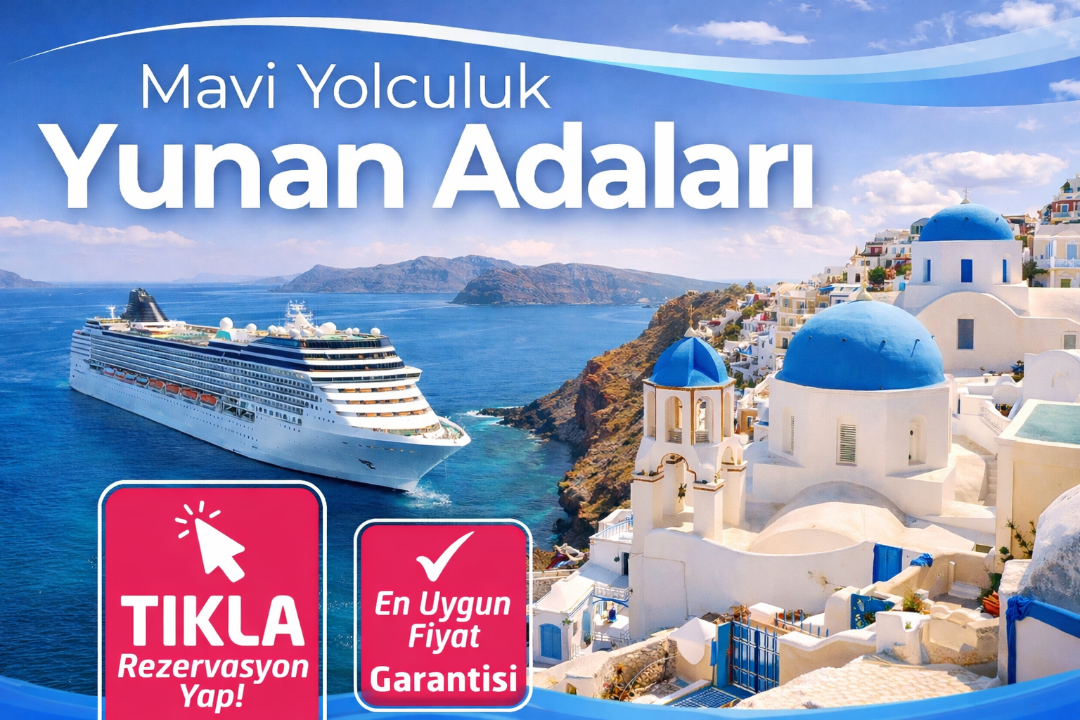 KARAMAN ÇIKIŞLI CRUISE GEMİSİ İLE YUNAN ADALARI TURU